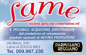 Caseificio Lame - Caseificio a Zocca dove è possibile acquistare direttamente dal produttore al consumatore prodotti naturali, come il Parmigiano Reggiano. Pro Loco Zocchese prolocozocca.it 