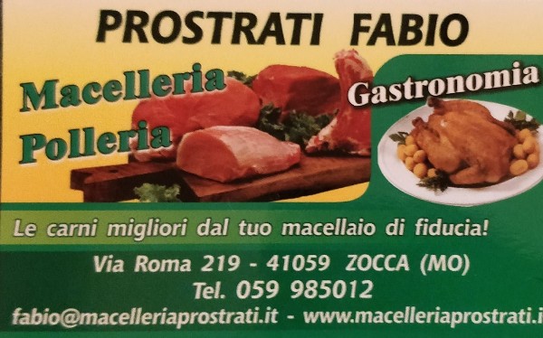 Macelleria Prostrati Fabio - Macelleria, polleria, gastronomia a zocca. Pro Loco Zocchese prolocozocca.it