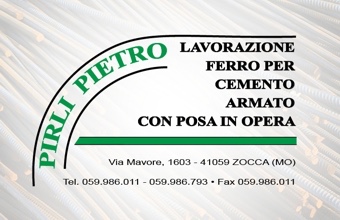 Pirli Pietro - Lavorazione ferro per cemento armato con posa in opera a Zocca. Pro Loco Zocchese prolocozocca.it 