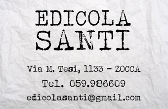 Edicola Santi - Edicola a Zocca Pro Loco Zocchese prolocozocca.it 