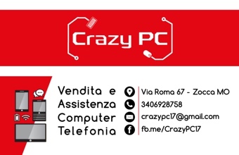 Crazy PC - Vendita e assistenza Computer e Telefonia a Zocca. Pro Loco Zocchese prolocozocca.it 